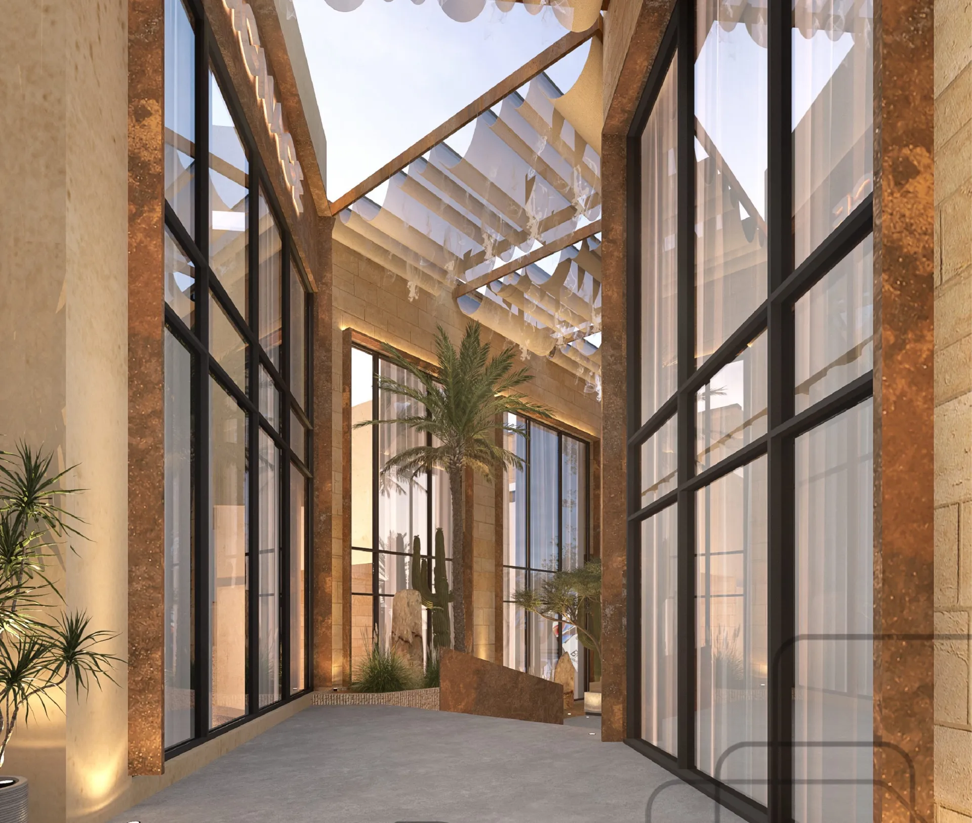 تصميم وتشطيب المبنى التجاري 02