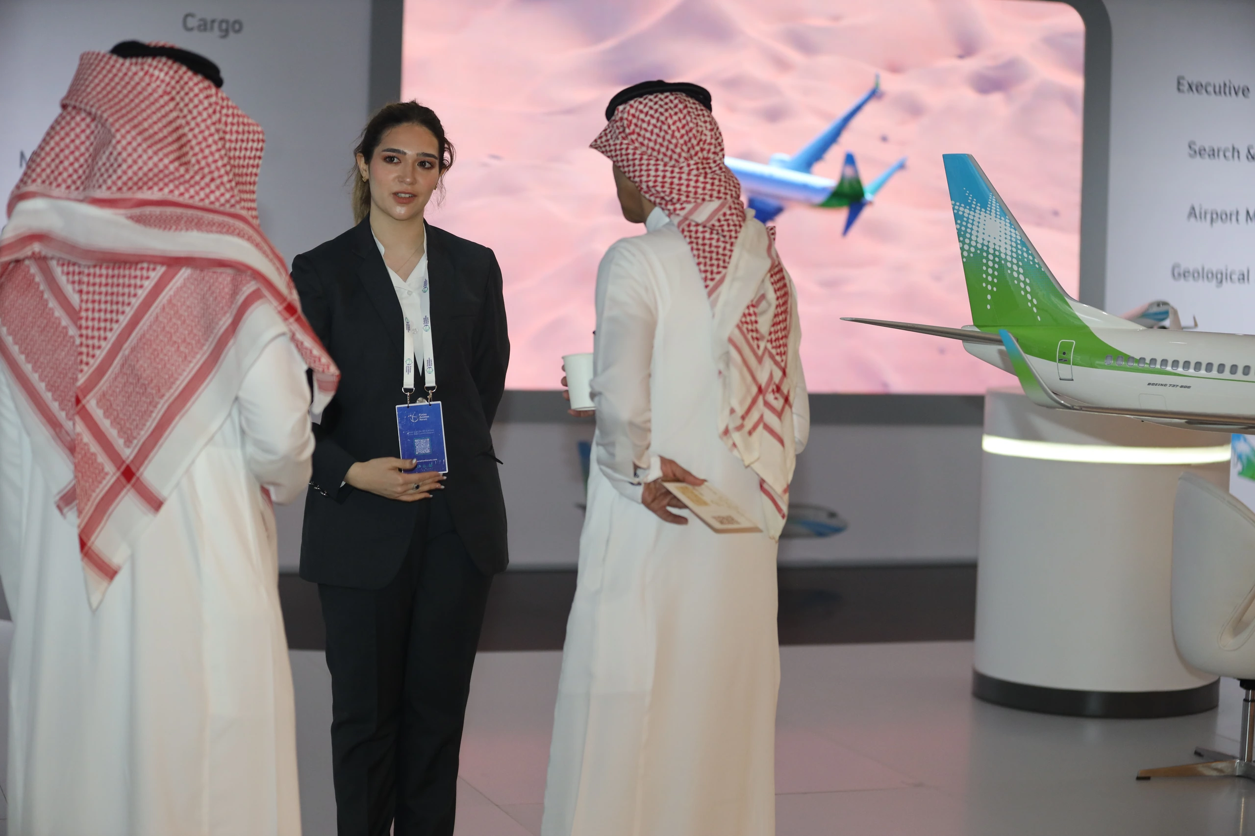 Aramco Booth in Future Aviation Forum