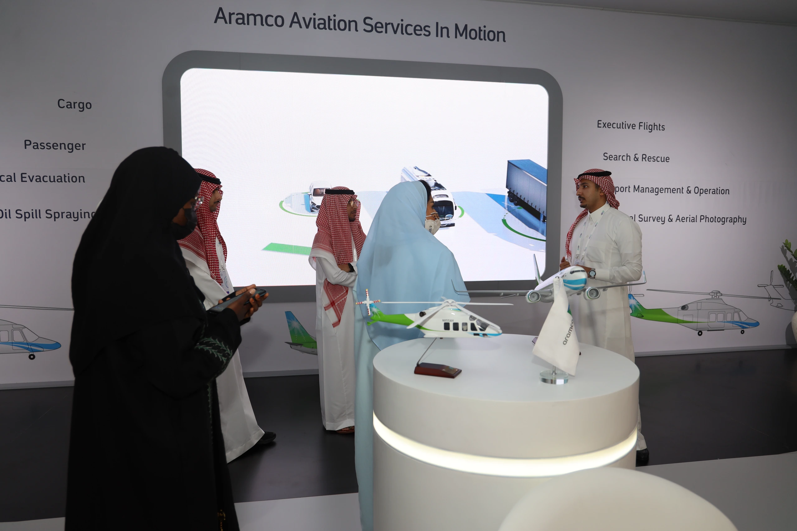 Aramco Booth in Future Aviation Forum
