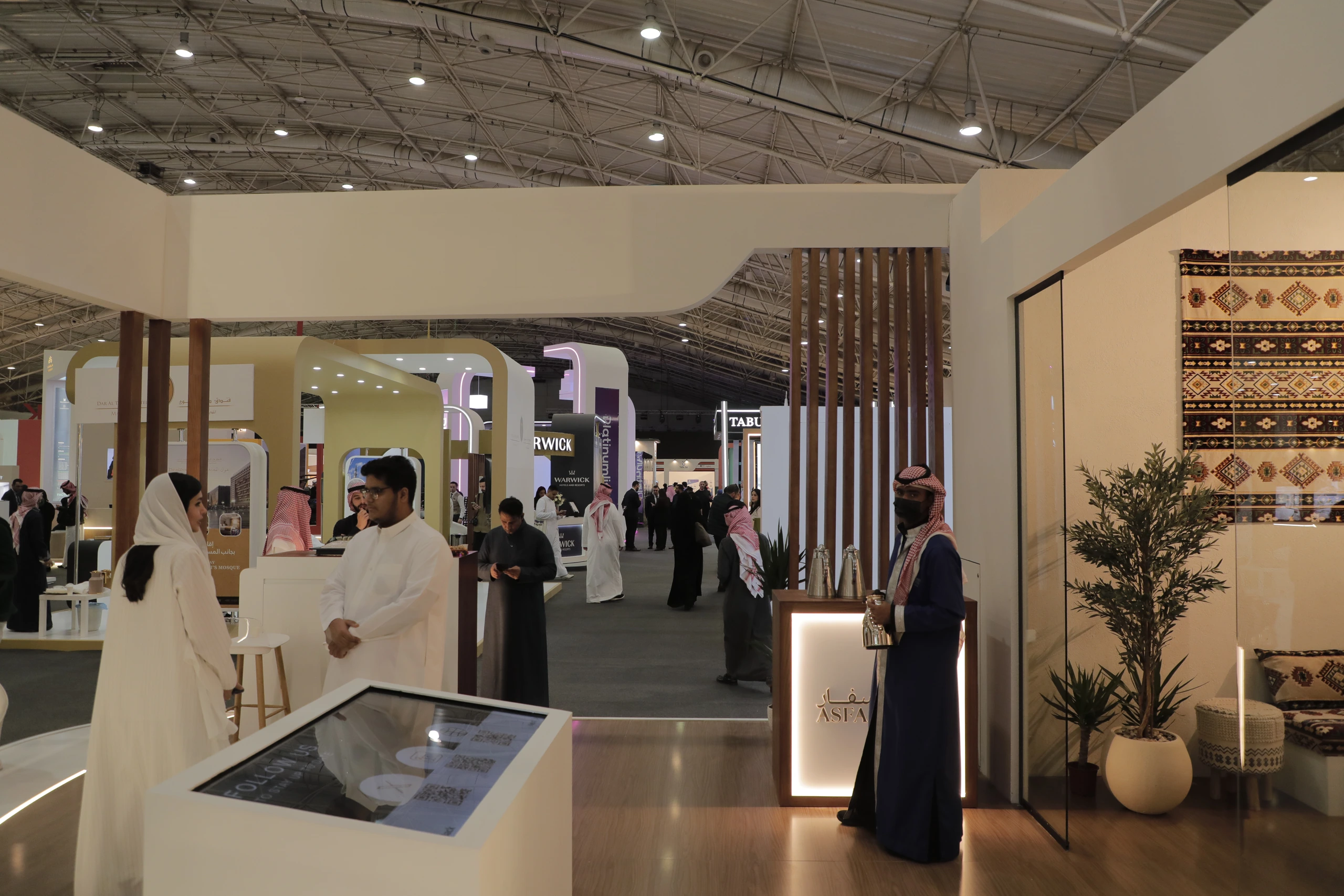 ASFAR “Saudi Tourism Investment Company” booth at the Saudi Tourism Forum