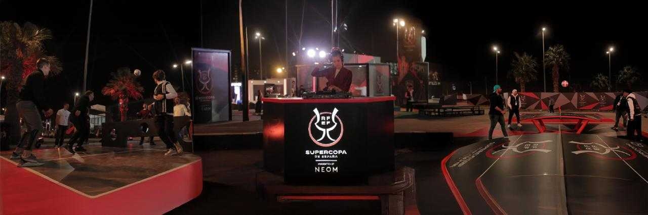 منطقة مشجعي کأس السوبر الإسباني بالریاض
